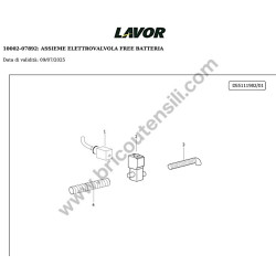 Lavor Lavasciuga Pavimenti L5 50B CBT Esploso Ricambi - 15