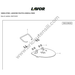 Lavor Lavasciuga Pavimenti L5 50B CBT Esploso Ricambi - 17