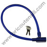 Cycle padlock with snap 6x600 mm