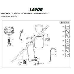 Lavor LX278F W&D Parts Drawing