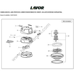 Lavor SP278F W&D Parts Drawing - 1