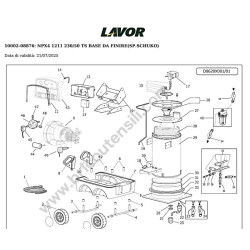 Lavor Pressure Cleaner NPX 1211XP M Parts Drawing - 1
