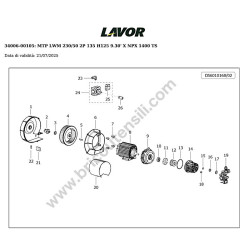 Lavor Pressure Cleaner NPX 1211XP M Parts Drawing - 7