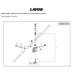 Lavor Pressure Cleaner NPX 1211XP M Parts Drawing - 8