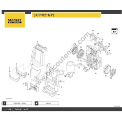 Stanley Fatmax SXFPW21MPE Parts Drawing
