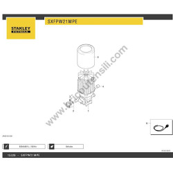 Stanley Fatmax SXFPW21MPE Parts Drawing - 2