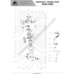 Stayer BVAC2000 Spare Parts Drawing