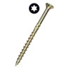 Yellow zincplated screws for gazebo torx head