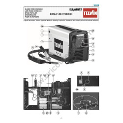 Telwin Bimax 140I Synergic Parts Drawing