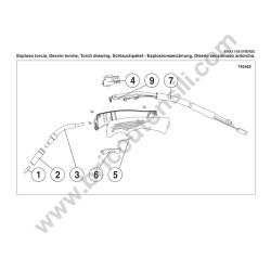 Telwin Bimax 140I Synergic Torche Parts Drawing