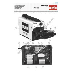 Telwin T-ARC 120 Spare Parts Drawing