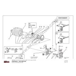 Lavor Pressure Cleaner EQ20 Motorpump Parts Drawing