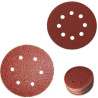 Rotary abrasive disc with velcro for sanders