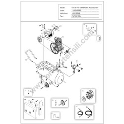 BALMA PAT38-100 CM3 RED Parts Drawing