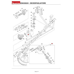 Makita Decespugliatore EM4350UH Esploso Ricambi