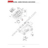 Makita DLM382 Lawn Mower Parts Drawing - 1