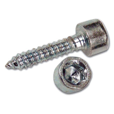 Zincplated sftapping metal screws hex head set