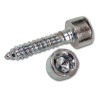 Zincplated sftapping metal screws hex head set
