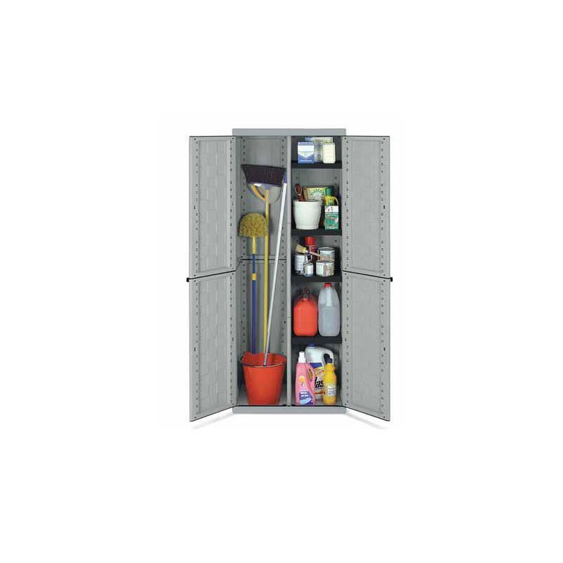 Wardrobe with 2 doors brush holder