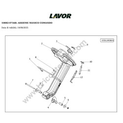 Lavor Lavasciuga Pavimenti L1 36B CBT Esploso Ricambi - 6