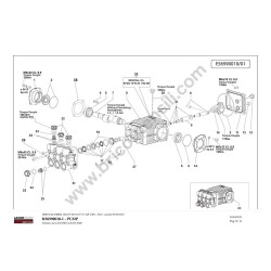 Lavor Pressure Cleaner COLUMBIA 1821LP Parts Drawing - 2