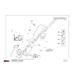 Lavor Pressure Cleaner COLUMBIA 1821LP Parts Drawing - 3