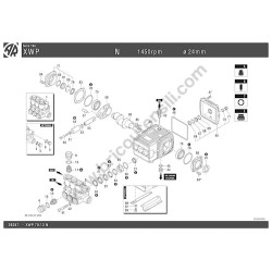 Annovi Reverberi XWP 70.12 N Parts Drawing