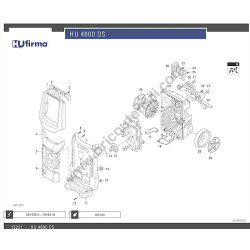 HUfirma Pressure Washer HU 4600 DS Parts Drawing