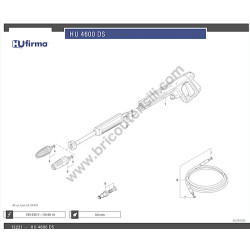 HUfirma Idropulitrice HU 4600 DS Esploso Ricambi - 4