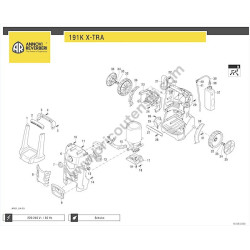 AR Pressure Cleaner 191K X-TRA Parts Drawing
