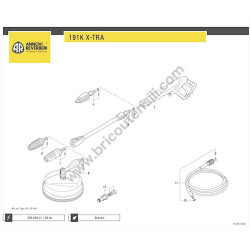 AR Pressure Cleaner 191K X-TRA Parts Drawing - 6