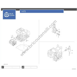 Annovi Reverberi Pressure Washer 1475 Parts Drawing - 5