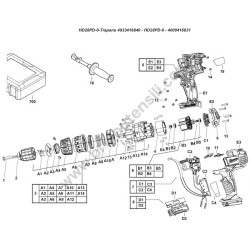 AEG BS18SBL2-202C Trapano Avvitatore IN2 Ricambi