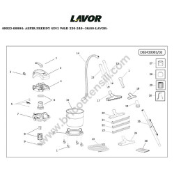 Lavor FREDDY 4IN1 W&D Parts