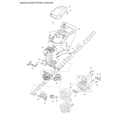 Makita Motosega EA3601F Esploso Ricambi - 1