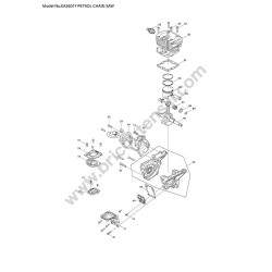 Makita Motosega EA3601F Esploso Ricambi - 2