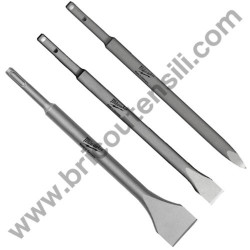 MILWAUKEE SDS-Plus 3 pc Chisel Set
