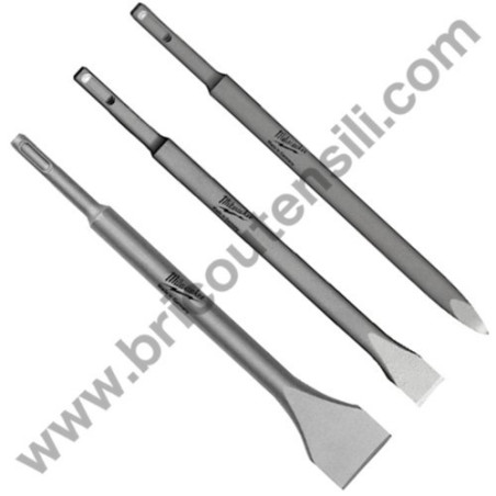 MILWAUKEE SDS-Plus 3 pc Chisel Set