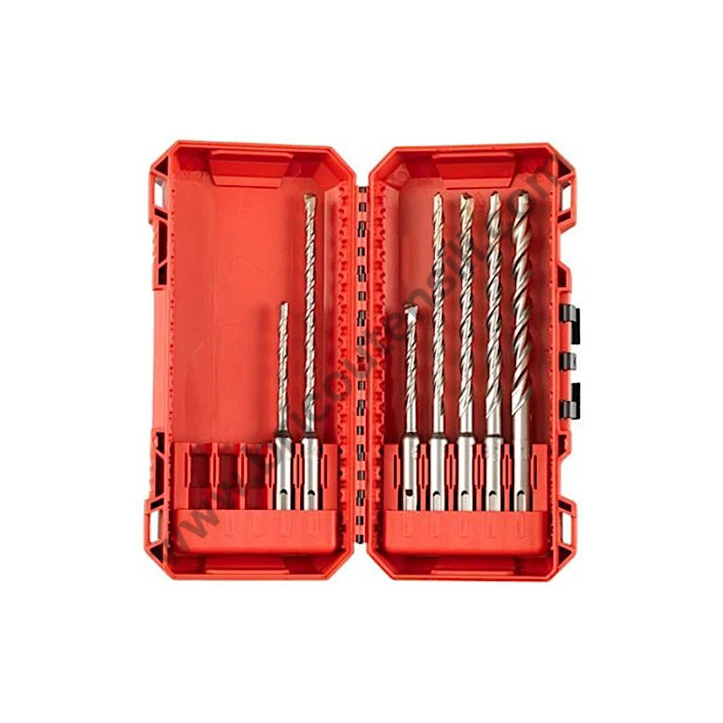 MILWAUKEE SDS-Plus M2 Set Drill Bits - 4932492116