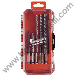 MILWAUKEE Kit Punte SDS-Plus M4 - 4932498297