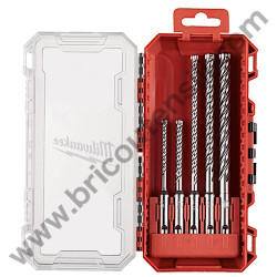 MILWAUKEE Kit Punte SDS-Plus M4 - 4932498298