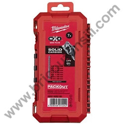 MILWAUKEE Kit Punte SDS-Plus M4 - 4932500060