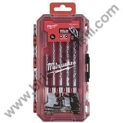 MILWAUKEE Kit Punte SDS-Plus M4 - 4932500064
