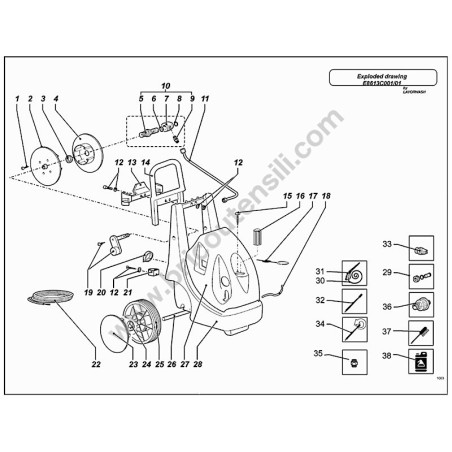 FASA Esploso Ricambi per Idropulitrice ARTIC 30