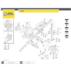 Annovi Reverberi 1310 Esploso Ricambi - 1