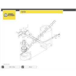 Annovi Reverberi Pressure Washer 1310 Parts Drawing - 5