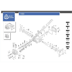 Annovi Reverberi AR1460 Parts Drawing - 1