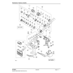 Hitachi DV18DL Parts Drawing