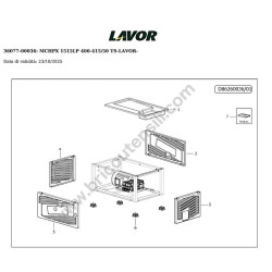 Lavor Pressure Cleaner MCHPX 1515LP Parts Drawing