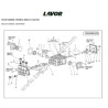 Lavor Pressure Cleaner MCHPX 1515LP Parts Drawing - 3